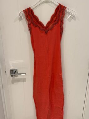 Free People Ribbed Maxi Dress - Medium - $40